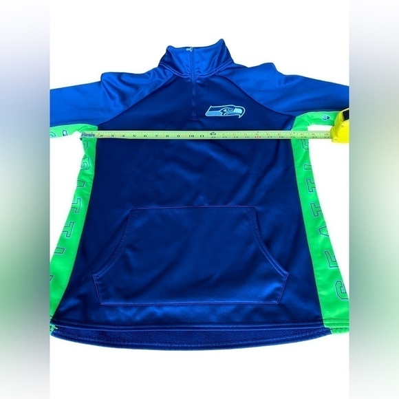G-lll Sports Apparel Seattle Seahawks Fleece Lined Pullover 1/4 Zip NFL Men L - Picture 13 of 15